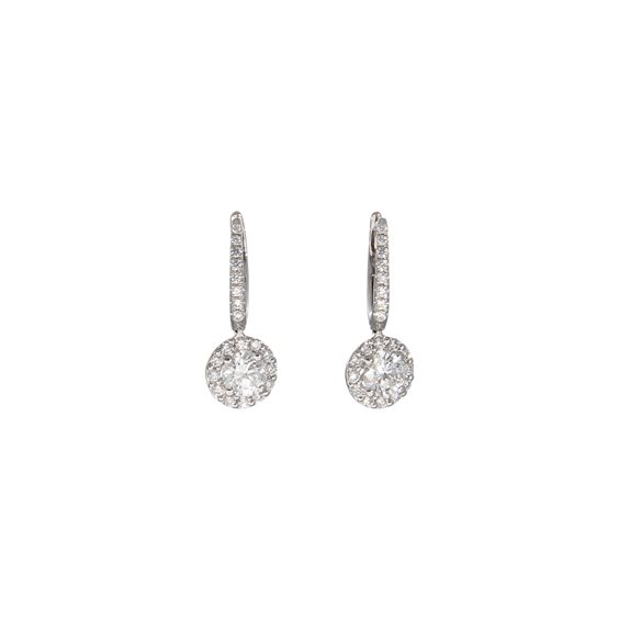 Orecchini Crivelli Donna DIAMANTI in Oro bianco Diamante 1.00 Ct 234-4422-50 - 234-4422-50